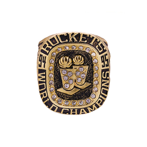 Bague de championnat de basket-ball des Houston Rockets de la NBA 1995, bijou commémoratif tendance pour hommes, très vendu en Europe et en Amérique - Product Image 2