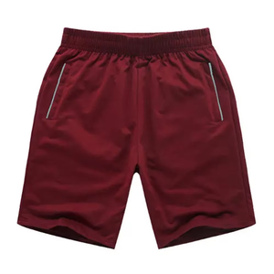 Shorts décontractés pour hommes, personnalisables avec logo, 100 % coton molletonné, été, unisexe, en tissu molletonné français de haute qualité, imprimé uni, style jogger, en toile - Product Image 1