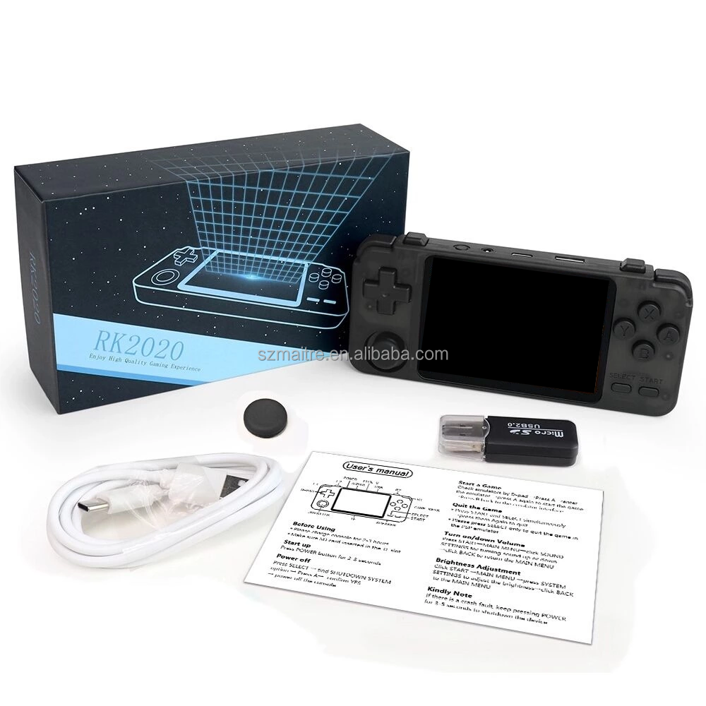 RK2020 レトロゲーム機　64g 携帯ゲーム機 新時代が来る！中華ゲーム機「RK2020」が爆誕！今度は