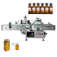 Machine d'étiquetage de bouteilles rondes haute performance pour l'emballage polyvalent de contenants ronds (aliments, boissons, produits chimiques, articles de première nécessité)