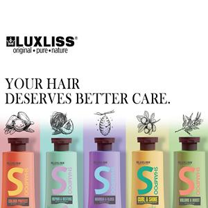 Juego de champú y acondicionador <span class=keywords><strong>Natural</strong></span> Orgainc para el cuidado del cabello Luxliss para el <span class=keywords><strong>supermercado</strong></span>, champú DE PROTECCIÓN DE Color suavizante a base de hierbas - Product Image 2