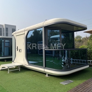 KR-K50 2 Bedroom Luxury <b>Space</b> Smart Container House with Waterproof Design <b>Light</b> Steel Structure for Outdoor Resort Use - Product Image 6