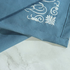 Colección de Mantel de lino natural, cubierta redonda duradera para encanto rústico para fiesta en casa o Banquete - Product Image 6