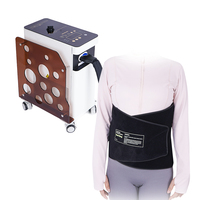 CRYOPUSH Nouvelles bottes de compression complètes pour jambes Appareils de thérapie par le froid pour la récupération du genou Système d'équipement de compression