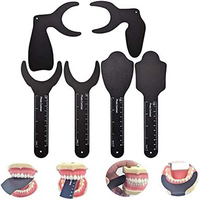 Papan Kontras Foto Gigi, Papan Latar Belakang Hitam untuk Fotografi, Papan Palatal, Papan Pipi Oral