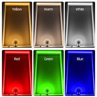 Lámpara de pared con Control remoto LED colorida, cuerpo de aluminio para puerta de entrada de Hotel, pasillo, ventana, alféizar, línea de rayos, lámparas de pared versátiles