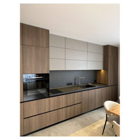 Armoires de cuisine modulaires en bois massif de chêne blanc de haute qualité CBMmart avec charnières à fermeture douce