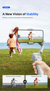 M01 Perche à selfie IA la plus vendue avec rotation à 360°, suivi automatique du visage, stabilisateur de cardan 3 axes intelligent pour téléphones mobiles <span class=keywords><strong>iPhone</strong></span> Samsung - Product Image 3