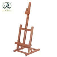 Chevalet réglable de trépied d'affichage de support de peinture en bois de hêtre antique pour des étudiants et des enfants