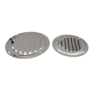 RICHWITS Disque de ventilation rond en acier inoxydable 4,5 pouces avec fixation par vis, grille de sortie d'air - Product Image 1