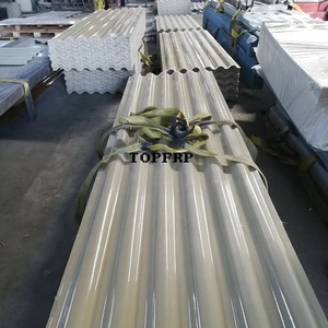 Weather Resistant Anti-corrosion Roof Tiles FRP Corrugated <b>Sheet</b> - Product Image 2