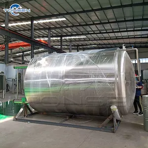 1000L 2000L 5000L 10000L Stainless Steel SS304 Vertical Water Tank Vat Liquid and Milk Storage Container