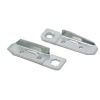 Bordure d'angle pour conduit de climatisation en acier galvanisé