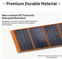 Kit de panneaux solaires portables pliables 500W 18V, chargeur haute efficacité, camping, station d'alimentation pour camping-car, directement de l'usine chinoise