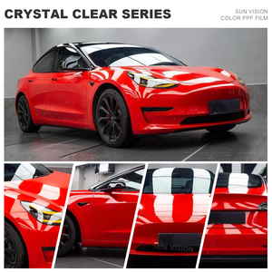 Vinilo Brillante Color Lavanda Claro para Envolver Autos <span class=keywords><strong>Tesla</strong></span> Modelo Y, 1.52*18m, Película para Carrocería con Liberación de Aire - Product Image 4
