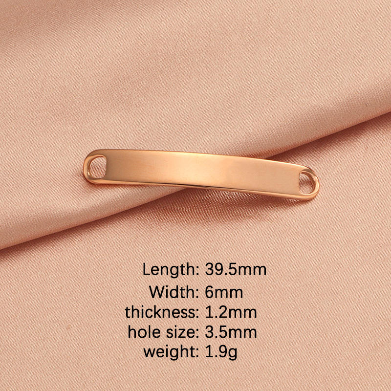 39.5*6mm Rose gold