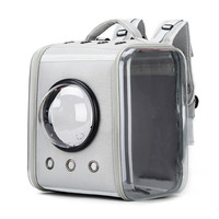 Sac de transport pliable pour animaux de compagnie, grande capacité, sac à dos capsule pour chat, sac portable pour deux petits chiens ou chats, sac de voyage