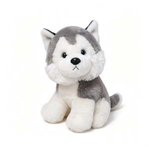 Morbido Peluche Husky Personalizzabile, Cuscino Animale Sdraiato, Simpatico Cane di Peluche Cartoon per Regalo Bambini - Product Image 4