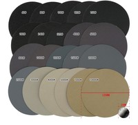 Disque de papier abrasif SiC humide et sec de qualité supérieure, 2 à 6 pouces, P60 à P10000, résistant à l'eau, usine OEM