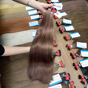 Extension de cheveux Hairshop Couleur Extension de cheveux en vrac Qualité de luxe Cheveux humains vietnamiens disponibles Pas de perte Prêt à expédier - Product Image 2