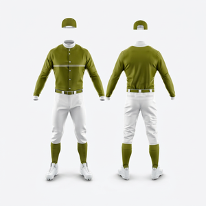 OEM Custom Design Adult Men's <b>Baseball</b> Jersey Pant <b>Set</b> with Breathable 100% Polyester Material-Latest Team Uniform Custom - Product Image 1