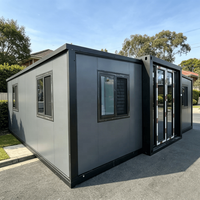 Maisonnette préfabriquée extensible et mobile de 20 pieds, type appartement intégré, prix usine, moins cher, provenance Chine