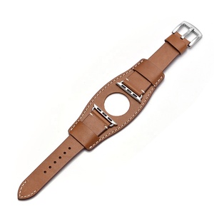 Cinturino in pelle con cinturino di ricambio all'ingrosso per cinturino in vera pelle per orologio <span class=keywords><strong>Apple</strong></span> - Product Image 2