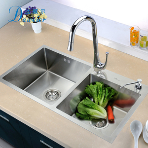 Proveedor directo de fábrica hecho a mano de acero inoxidable cocina profundo resistente <span class=keywords><strong>fregadero</strong></span> de la cocina - Product Image 1