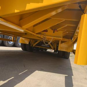 Semi-<span class=keywords><strong>remorques</strong></span> neuves, remorque à plateau surbaissé 3 essieux, forte capacité de charge, transport d'équipements lourds, semi-remorque à plateau surbaissé à vendre - Product Image 5