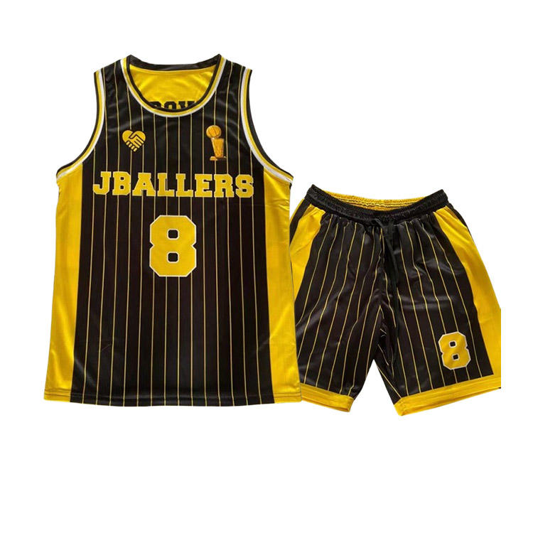 Black Gold Basketball Jersey Custom Sublimation Design