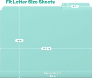 360 độ gấp A4 Pocket văn phòng tập tin Bìa cho các trường học và văn phòng một thuận tiện nộp hồ sơ sản phẩm - Product Image 6