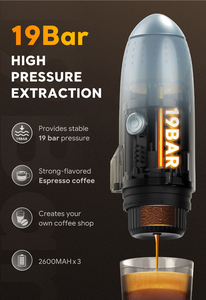 <span class=keywords><strong>Cafetera</strong></span> espresso cohete autocalentable portátil eléctrica máquina de café espresso económica de viaje - Product Image 6