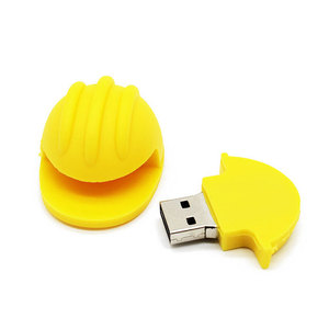 Cartoon Crashhelm USB-Stick 2.0 1GB 2GB 4GB 8GB PVC-Speicherstick 16GB 32GB 64GB Pen Drive mit individuellem Logo - Product Image 3