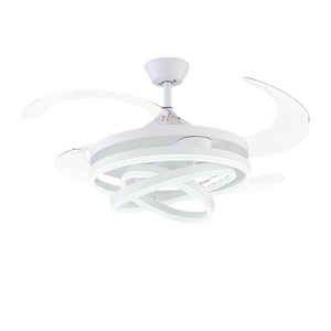 Moderno Control Remoto 42 Pulgadas 110V 220V Ventiladores de Techo Plegable con Luces Lámpara Led Diseñador Luz Con Ventilador Oculto Techo - Product Image 1