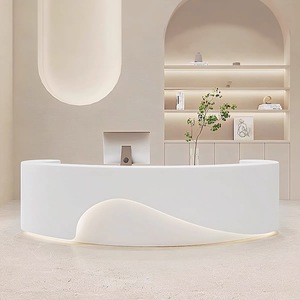 Thẩm mỹ viện công ty cửa hàng bàn tiếp tân bàn tròn tối giản hiện đại - Product Image 6