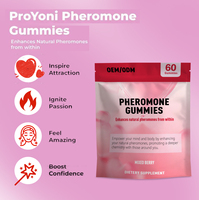 Gommes aux phéromones féminines pour adolescents et adultes Hormone Balance Supplément à base de plantes Produit de beauté Gummy Candy Dosage