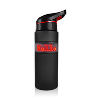 Botella de Agua LED Luminosa con Pantalla Inteligente para Mostrar Mensajes, Botella Deportiva con Pantalla LED Programable Desplazable para Promoción