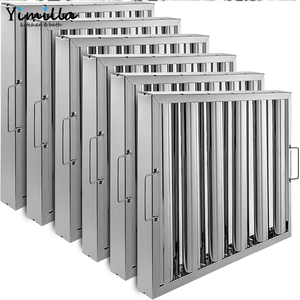 Filtros para Campanas Extractoras de Cocina Comercial de Acero Inoxidable 430, 19.5W x 19.5H Pulgadas, para Campanas Extractoras de Grasa - Product Image 5