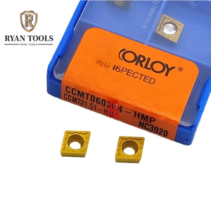 Ccmt060204 ccmt09t302 ccmt09t304 CCMT120404-HMP nc3020 korloys Carbide chèn công cụ tiện CNC cắt chèn công cụ tiện - Product Image 2