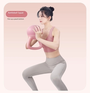 Kettlebell souple en PVC rempli de sable de fer pour femmes, équipement de fitness et de yoga, haltère pour la maison, entraînement de force des bras - Product Image 6