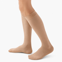 Chaussettes de compression montantes à bout fermé anti-varices, compression graduée 20-30 mmHg