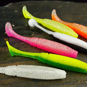 Appâts souples OEM/ODM d'usine 7cm/5cm, leurres artificiels en silicone pour Texas Rig, Wobblers, Jig Head, Swimbait pour la pêche au bar - Product Image 5