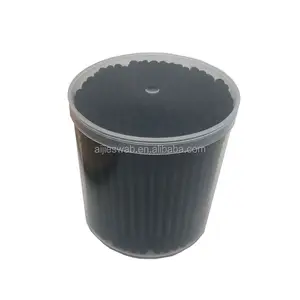 Biodegradable Black Paper Black Cotton Buds Qtips With Good Quality