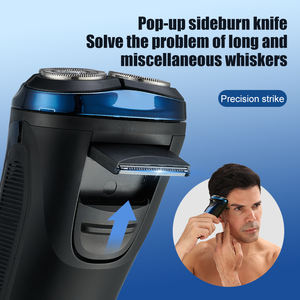 <span class=keywords><strong>Afeitadora</strong></span> eléctrica impermeable IPX6 con hoja flotante inalámbrica al por mayor recortadora de barba recargable en seco/húmedo <span class=keywords><strong>para</strong></span> <span class=keywords><strong>hombres</strong></span> - Product Image 4