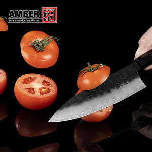 6 قطع مطرقة مزورة سان ماي الصلب الفاخرة ثمانية الأضلاع خشب الأبنوس قبضة اليدوية سان ماي الصلب 10Cr15CoMoV سكين - Product Image 2