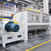 Moteur de roulement pour usine de fabrication de mélangeurs à ruban horizontaux de poudres sèches de haute précision 1000L pour produits chimiques/plastiques/alimentaires/arômes