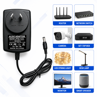 Adaptateur secteur universel 12V 1.5A 18W avec prise australienne AU, personnalisable, pour système de maison intelligente