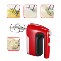 Batteur Électrique Professionnel Personnalisé avec Logo OEM, Marque Privée, 5 Vitesses, 300W Haute Puissance, Bol Mélangeur de Cuisine, Usine