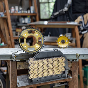 Комплект зубчатых передач и цепей для мотоцикла GN125 428 136L 42T 15T Комплект цепных звездочек - Product Image 6