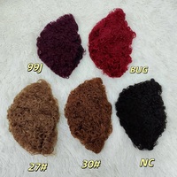Perruque courte brésilienne bouclée Letsfly, 100% cheveux humains, fabriquée à la machine, coupe pixie, couleur naturelle, cheveux vierges, perruques coupe pixie pour femmes noires